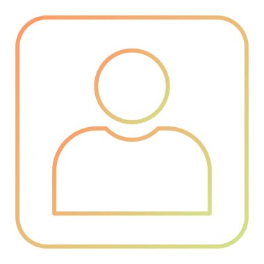 Erkek ikonu. vektör illüstrasyonu