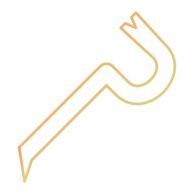 Hurda araç simgesinin vektör illüstrasyonu