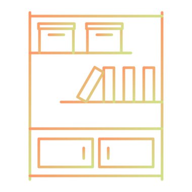 Modern eğitim ikonunun vektör illüstrasyonu