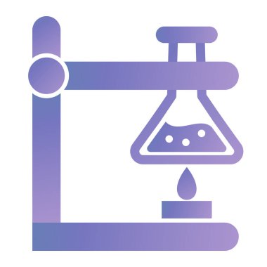 bilim ve geliştirme düz vektör simgesi.