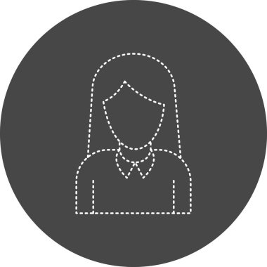 İnsan simgesinin vektör illüstrasyonu