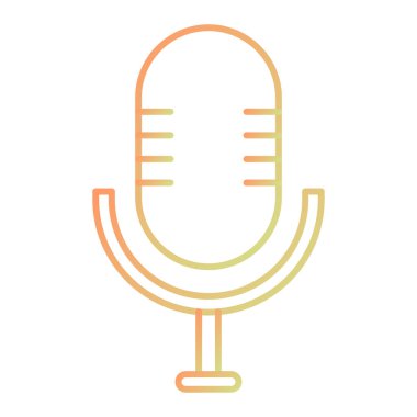 mic vektör simgesi simgesi