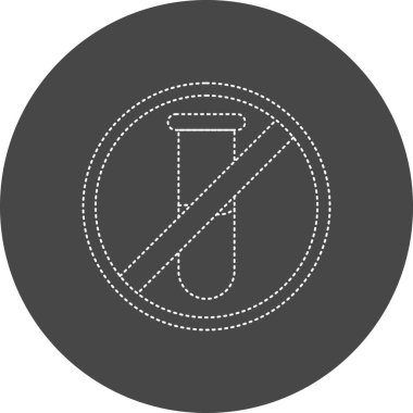 Kimyasal Simge Yok 'un vektör çizimi