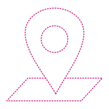 location pin pointer icon vector illustration graphic design