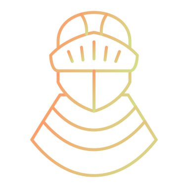 vector illustration of thin modern icon isolated on background