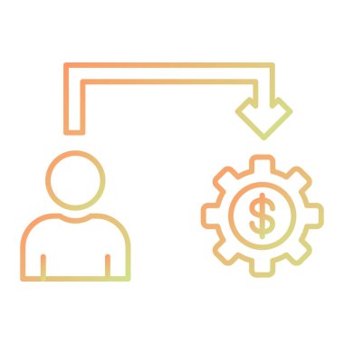 Abstract business icon vector illustration