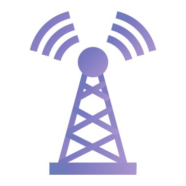 anten kulesi ikon vektör çizimi