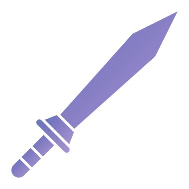 Kılıç. Web simgesi basit illüstrasyon