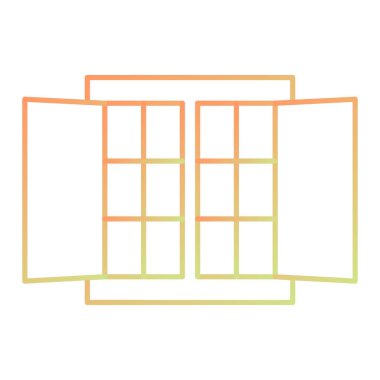 house icon. outline illustration of building vector icons for web