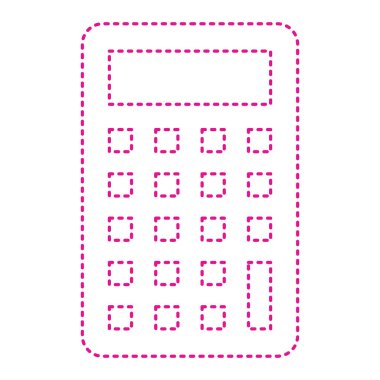calculator icon. simple illustration of math ruler vector icons for web