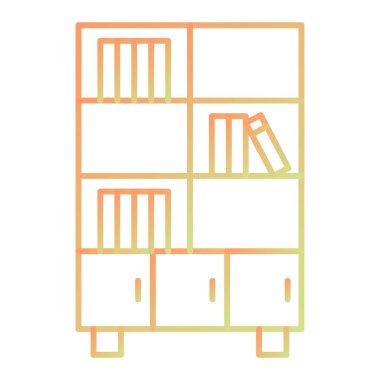 ofis dizinleri ikon vektör illüstrasyon tasarımı