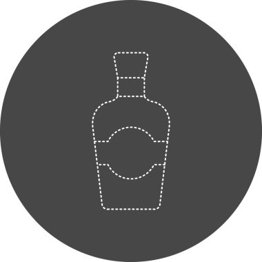 bottle. web color icon simple illustration
