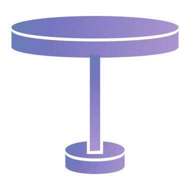 table lamp icon. isometric of round podium vector icons for web design isolated on white background