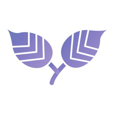 Bir kelebek simgesinin vektör çizimi