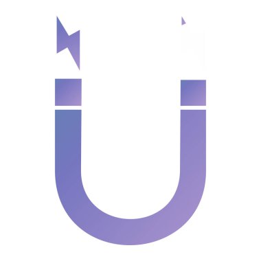 magnet vector icon. flat style illustration. eps 10