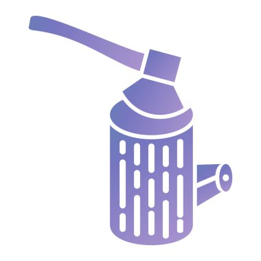 Modern b 'nin vektör illüstrasyonunda su ikonu yok