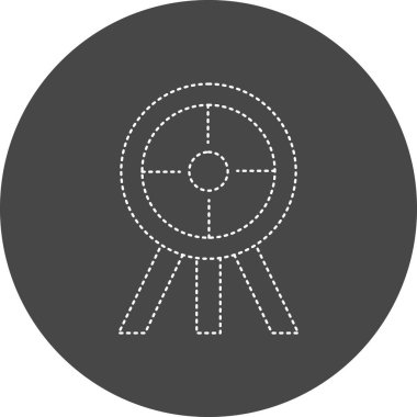 Hedef simgenin vektör illüstrasyonu