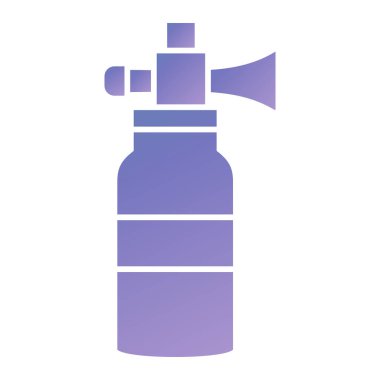 water bottle icon. simple illustration of gas flask vector icons for web