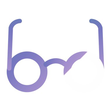 Güneş gözlüğü. Web simgesi basit illüstrasyon