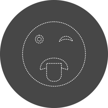 Üzgün bir yüzün vektör çizimi