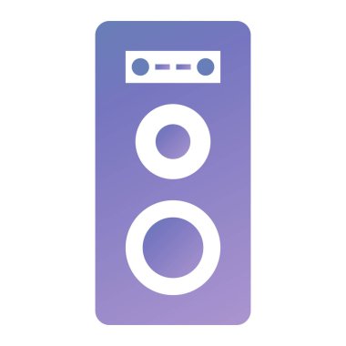 Müzik. Web simgesi basit illüstrasyon