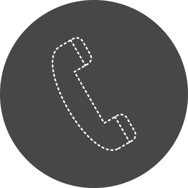 Telefon. Web simgesi vektör illüstrasyonu