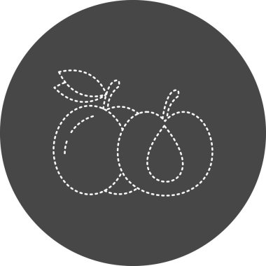 Gıda simgesinin vektör illüstrasyonu