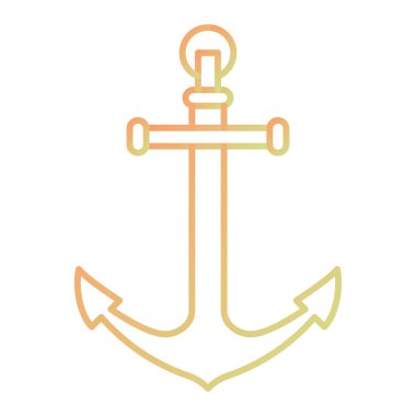 çapa simgesi. vektör illüstrasyonu