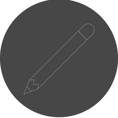 Pencil icon, vector illustration simple design