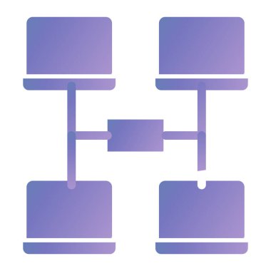 ağ paylaşımı. Basit resimleme