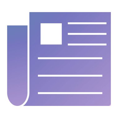 belge simgesi vektör illüstrasyonu