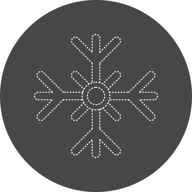 beautiful snowflake. web icon illustation
