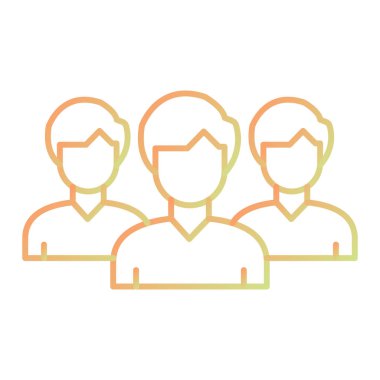 insanlar simge vektör illüstrasyonu