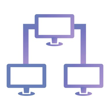 ağ paylaşım simgesi çizimi