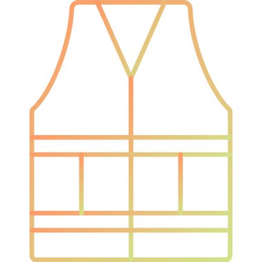 Kıyafetler. Web simgesi basit illüstrasyon