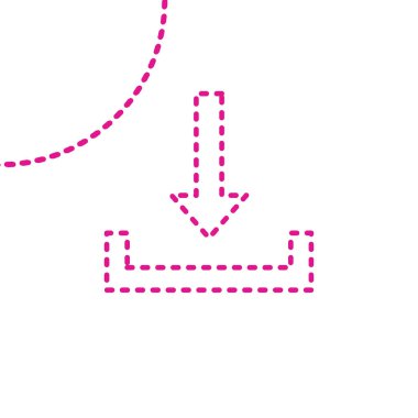 Ok simgesini indir. vektör illüstrasyonu