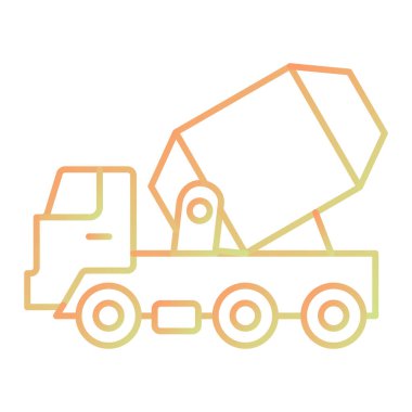 construction machinery icon vector illustration