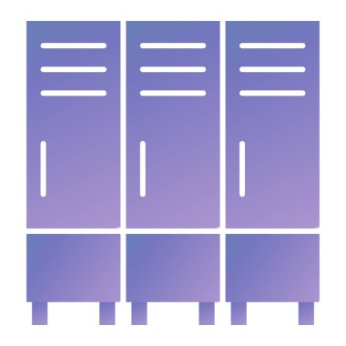 Modern mobilya simgesinin vektör illüstrasyonu