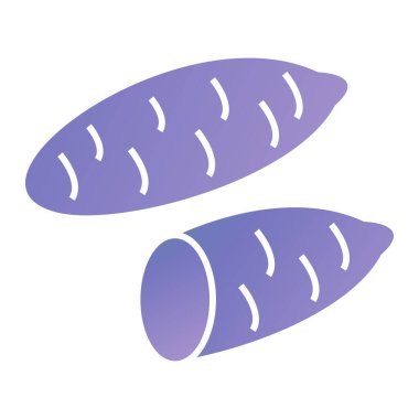 Ekmek. Web simgesi basit illüstrasyon