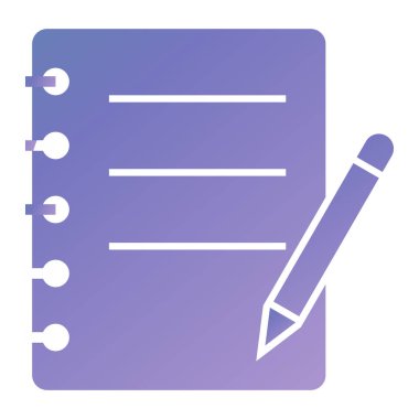 Liste. Web simgesi basit illüstrasyon