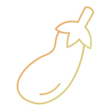 eggplant, web simple design illustration