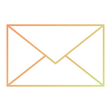 zarf e- posta simgesi vektör illüstrasyon grafik tasarımı