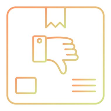 hand with thumbs down icon