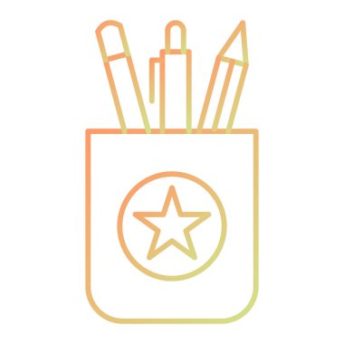 kalem simgesi vektör illüstrasyonu