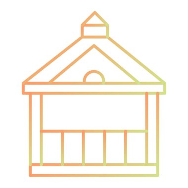 vector illustration of thin modern icon isolated on white background