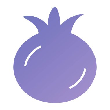 taze meyve ikonu vektör illüstrasyonu