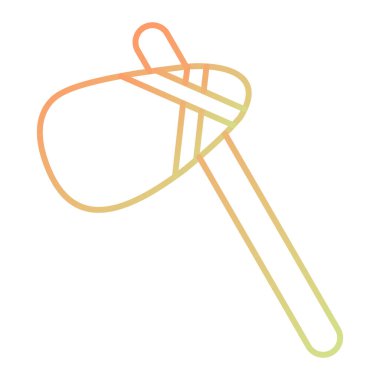 Modern b 'nin vektör illüstrasyonu eksik simgesi