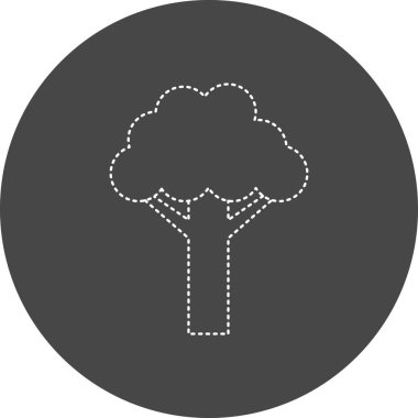 web icon, simple illustration of tree