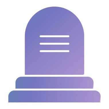 mezar. Web simgesi basit tasarım