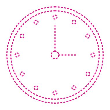 saat zaman simgesi vektör illüstrasyon grafik tasarımı